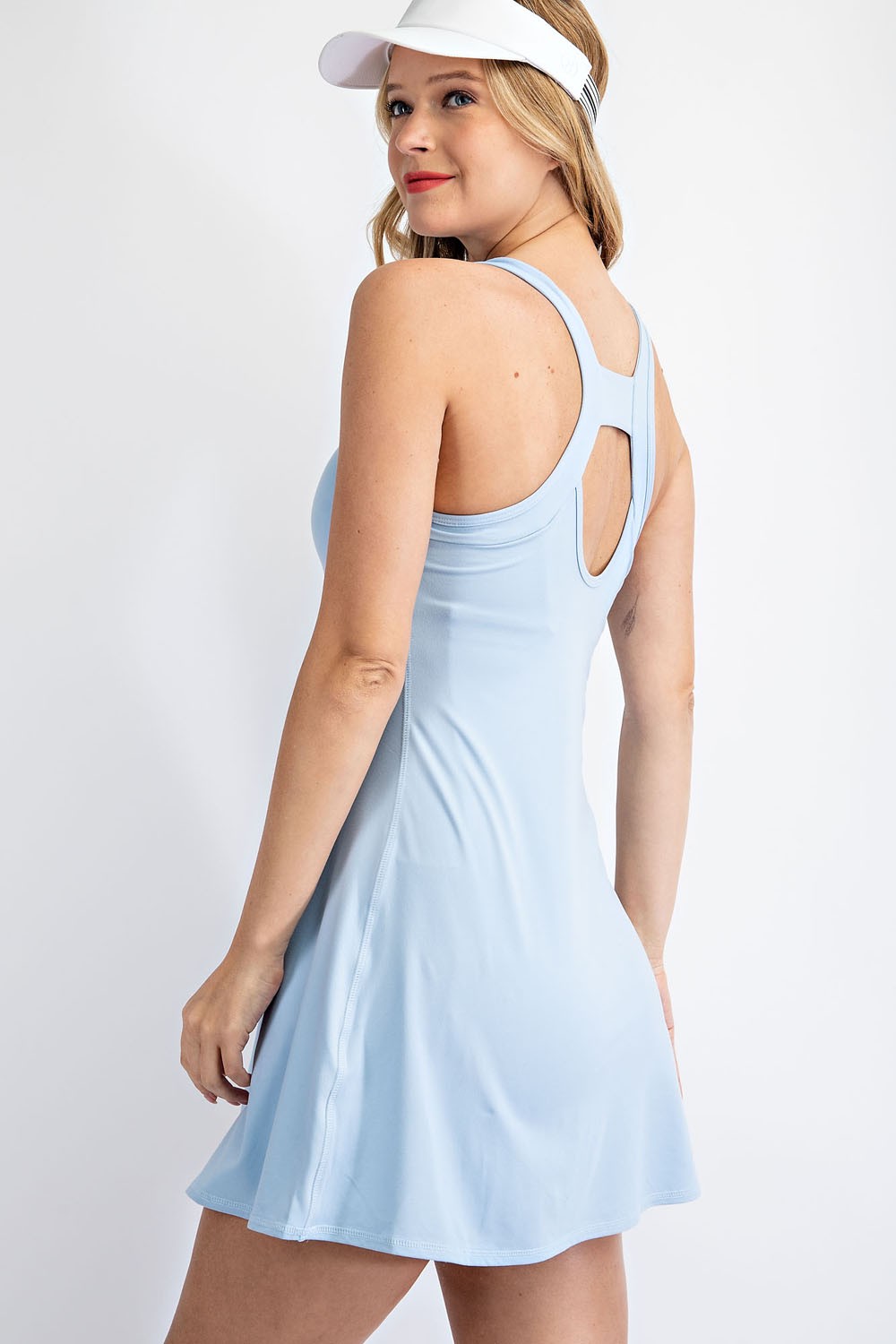 Tennis Romper Dress Blue Light