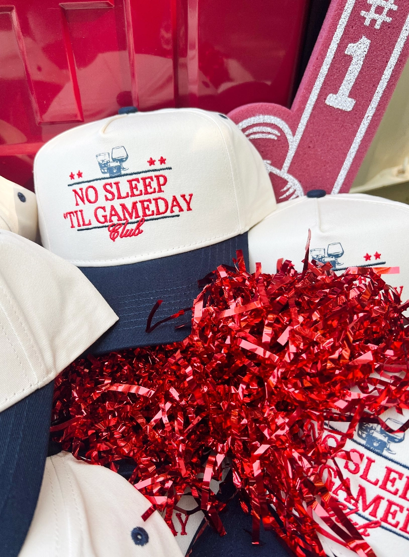 No Sleep Til' Gameday Vintage Trucker Hat