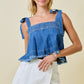 Diana Denim Crop Top