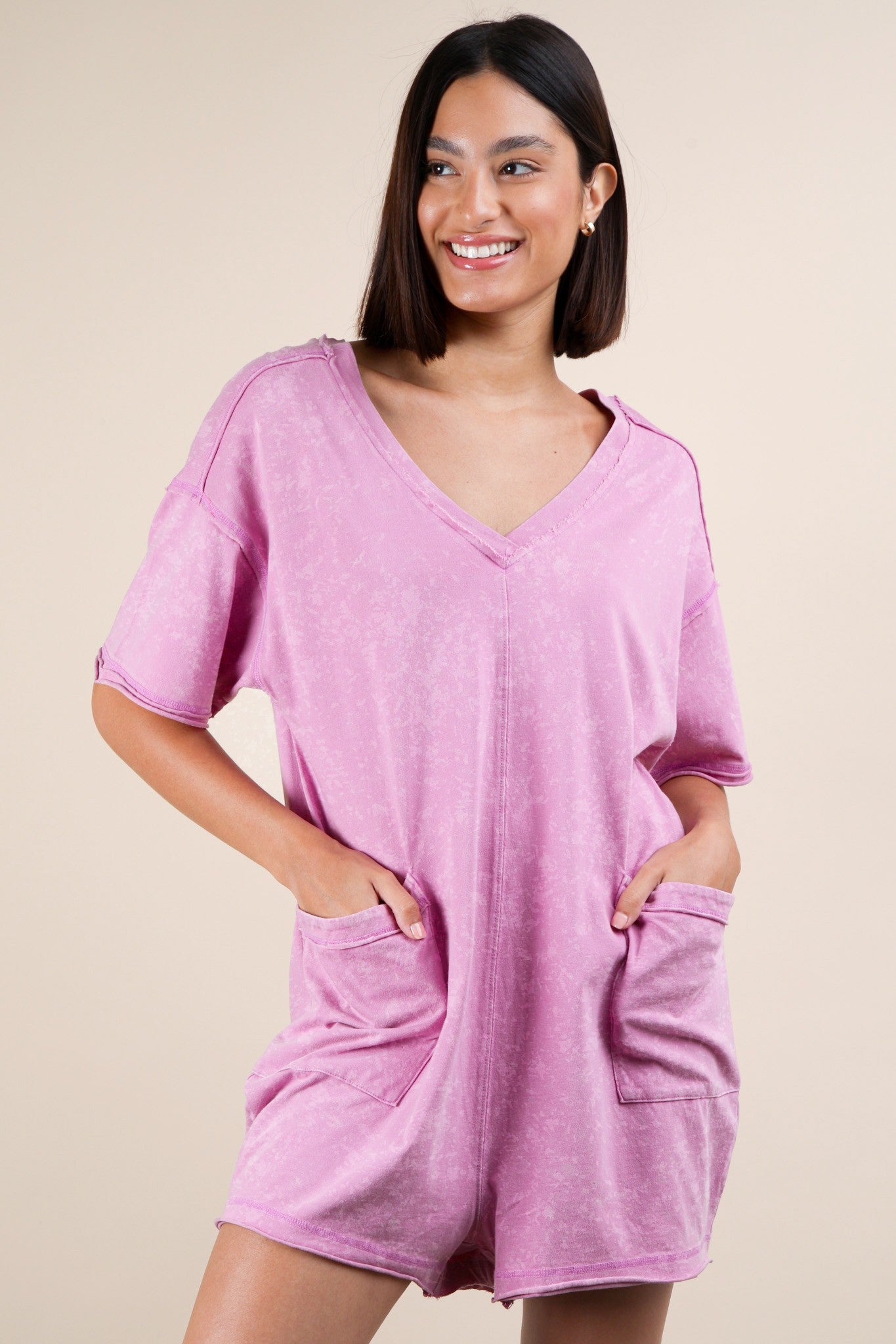 Jayla Orchid Romper