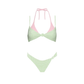 Double Layered Knot Bikini Green Bottoms