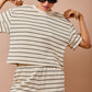 Dream Oatmeal Striped Set Top