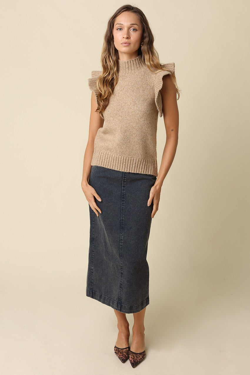Cielo Ruffle Trim Sweater