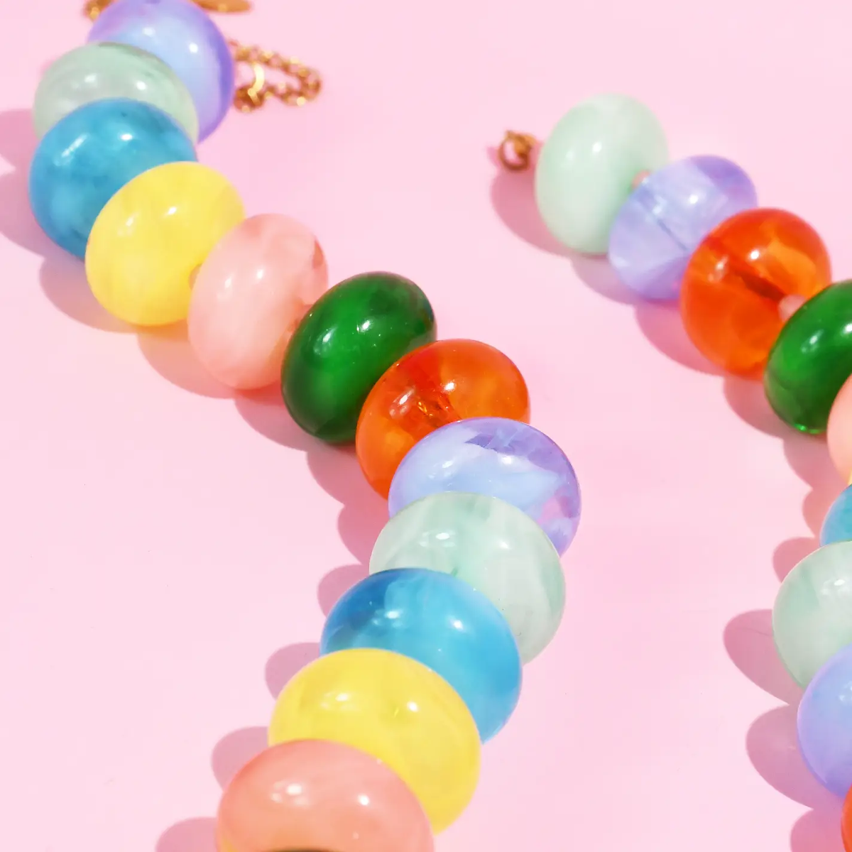 Sugar Bead Multi Summer Necklace