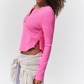 COOL DOWN CREW SOLID / HOT PINK