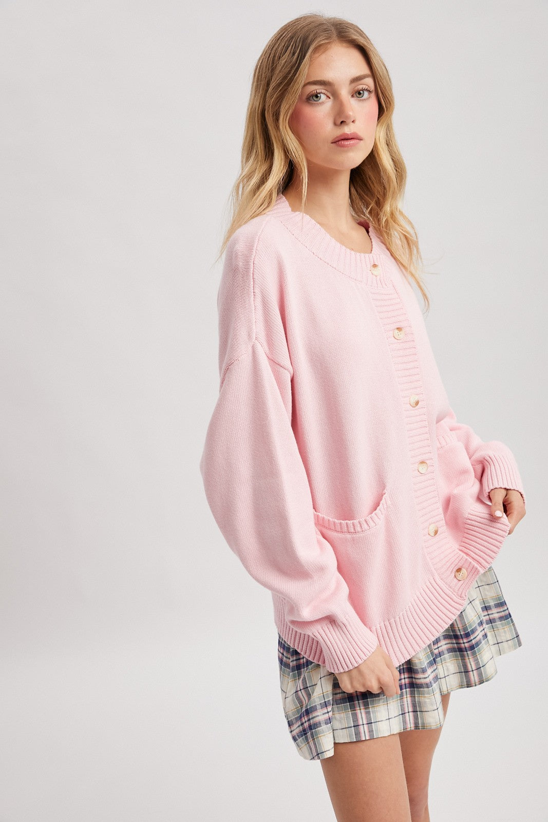 Wendy Pink Cardigan