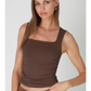 Clean Line Square Shirred Top