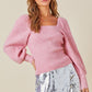 Dana Pink Sequin Sweater