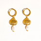 Audace 18K Gold Non-Tarnish Seashell Pearl Drop Earring