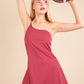 Jen Athletic Dress Maroon