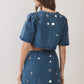 Teller Denim Mirror Top