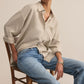 ALFIE BUTTON UP SHIRT FLAX