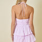 Dallas Lilac Pink Stripe Dress