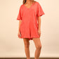 Jayla Coral Romper