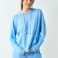 Brushed Lounge Hoodie Denim