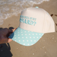 Where Is My Husband? - Baby Blue Polka Dot Trucker