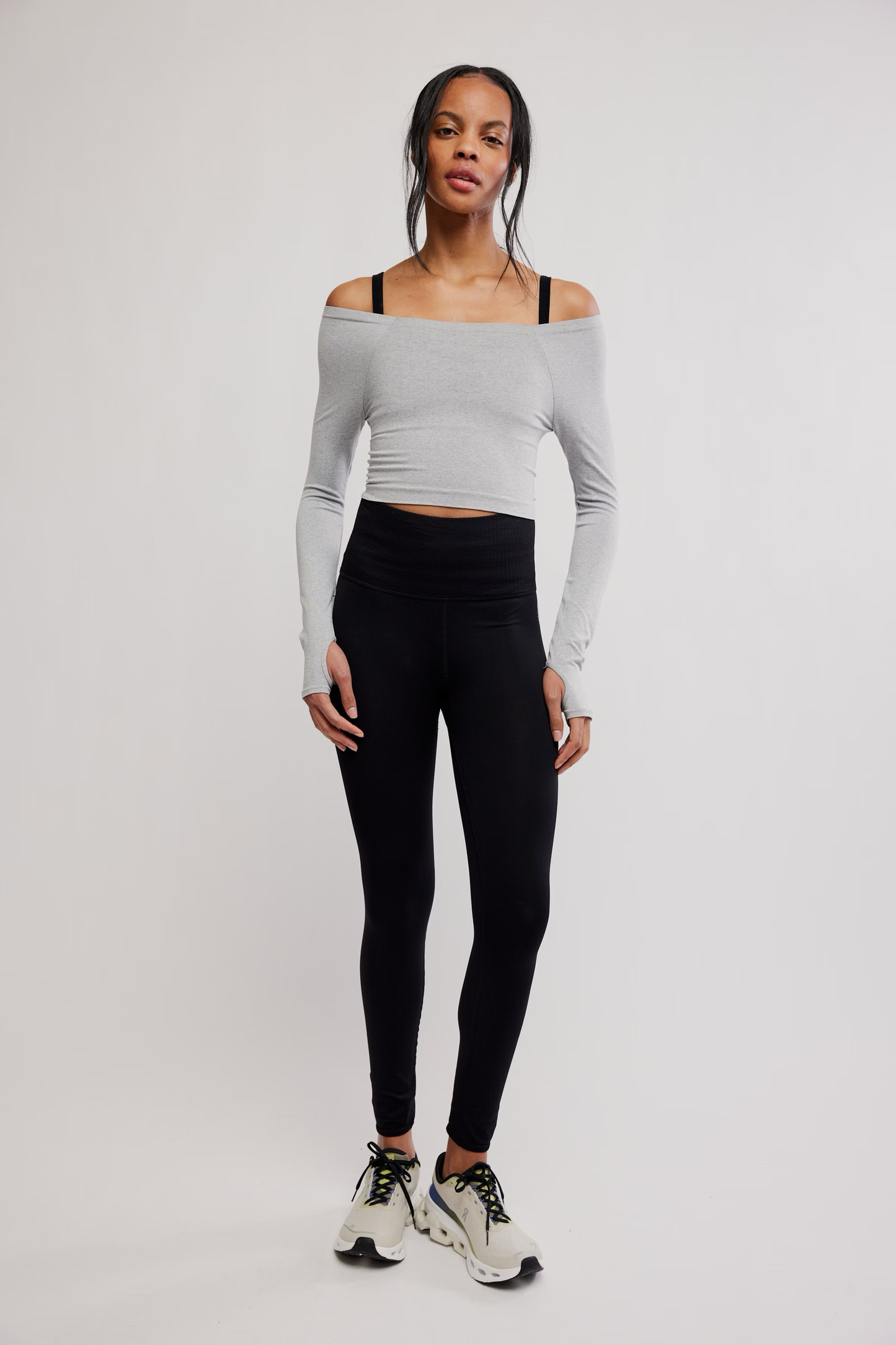 HIGH PLANK OTS LAYER / HEATHER GREY