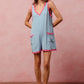 Sam blue romper