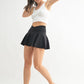 Crossover Waist Circle Skort