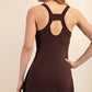 Tennis Romper Dress Espresso