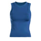 High neck banded tank