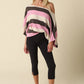 Katie Stripe Dolman Knit Top