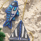 Beaded Bag Charms Fish / Boat