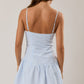 Lily Blue Gingham Dress