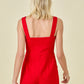 Dana red romper