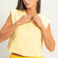 Harper yellow top