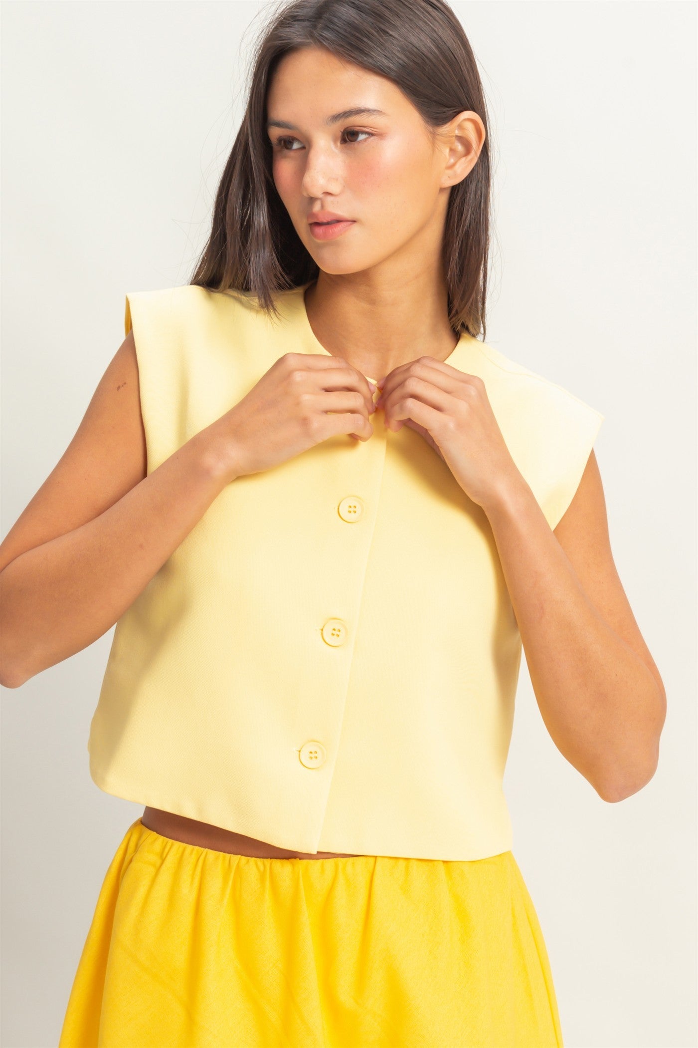 Harper yellow top