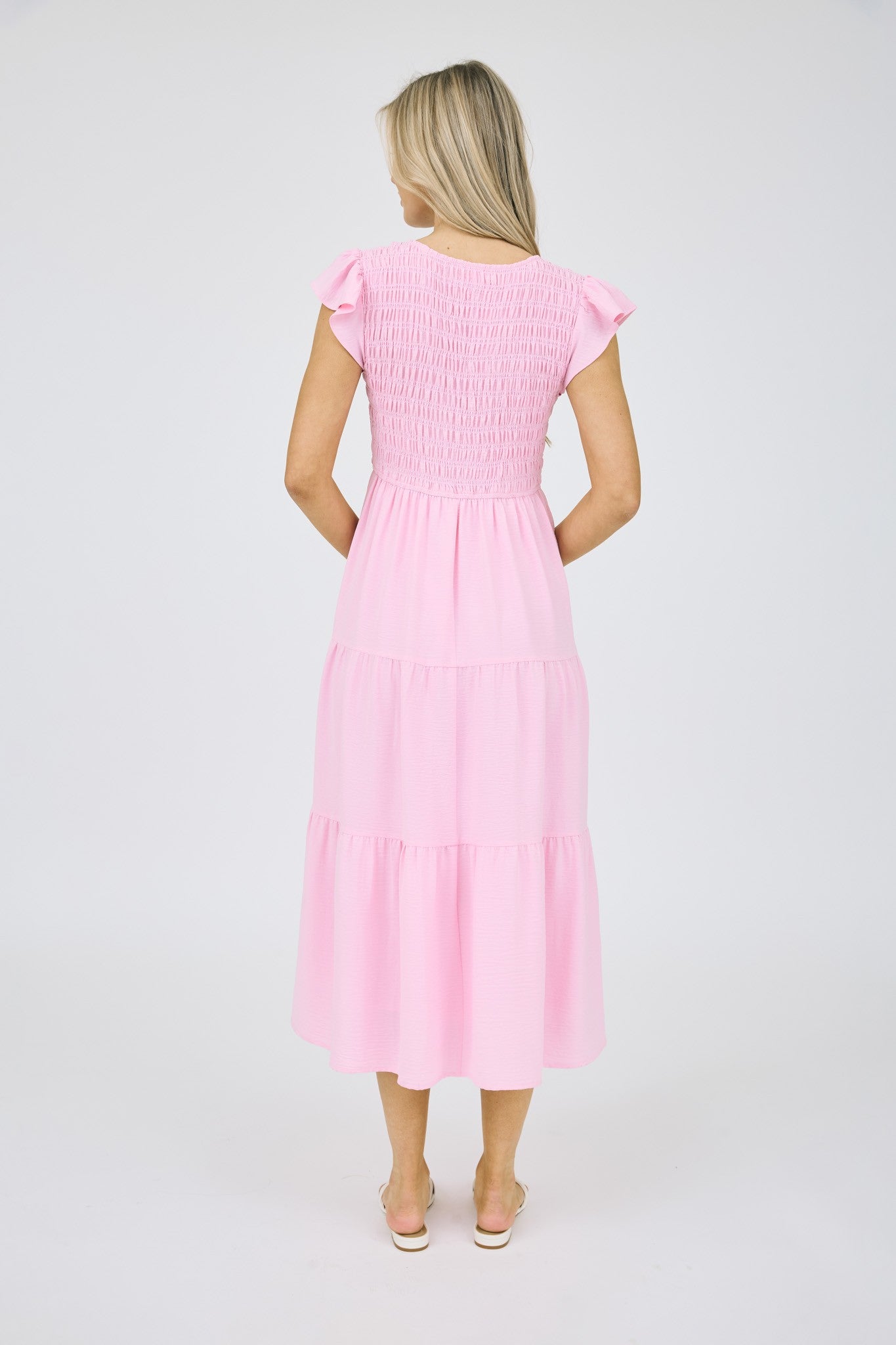 Becky Pink Maxi Dress