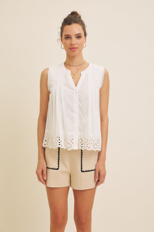 Ivy white blouse