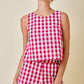 Deb Gingham Set Top