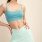 v shaped tennis skort mint
