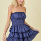 Delaney navy dress