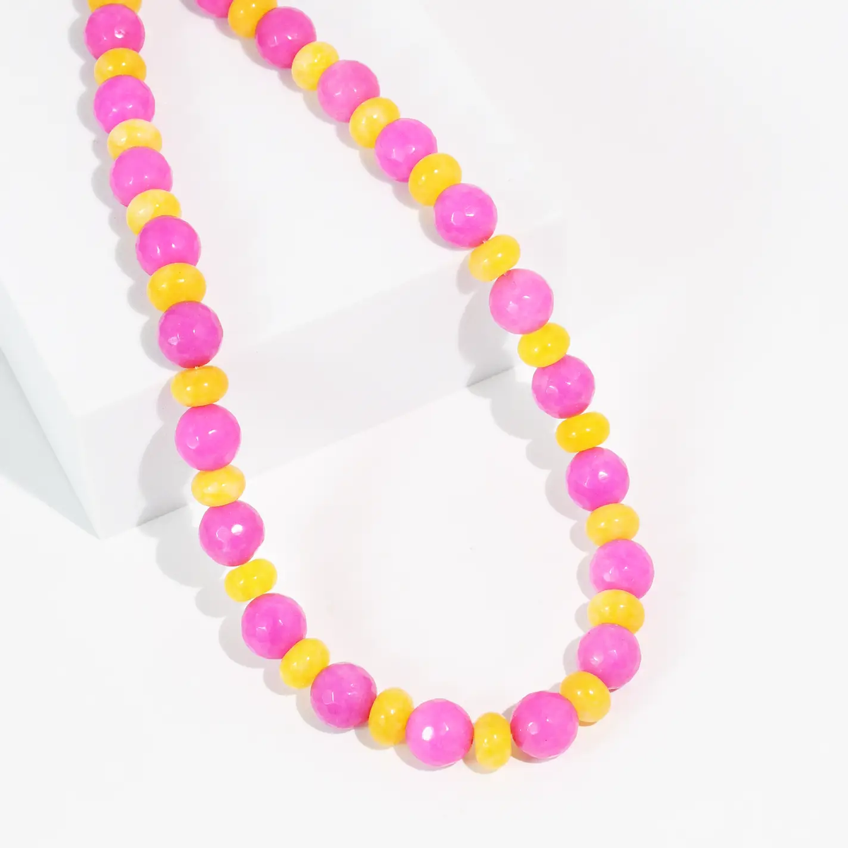 Blush Berry Beaded Necklace