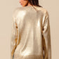 Sally Metallic Top