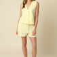 Camille Front-button Vest Top