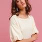 Bella cream top