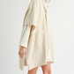 Lisha belted poncho