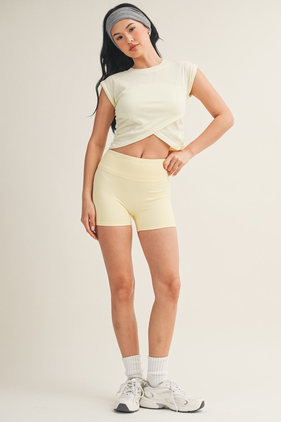 Kinsley Lemon Crossover Top