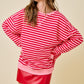 Darla Pink Striped Top