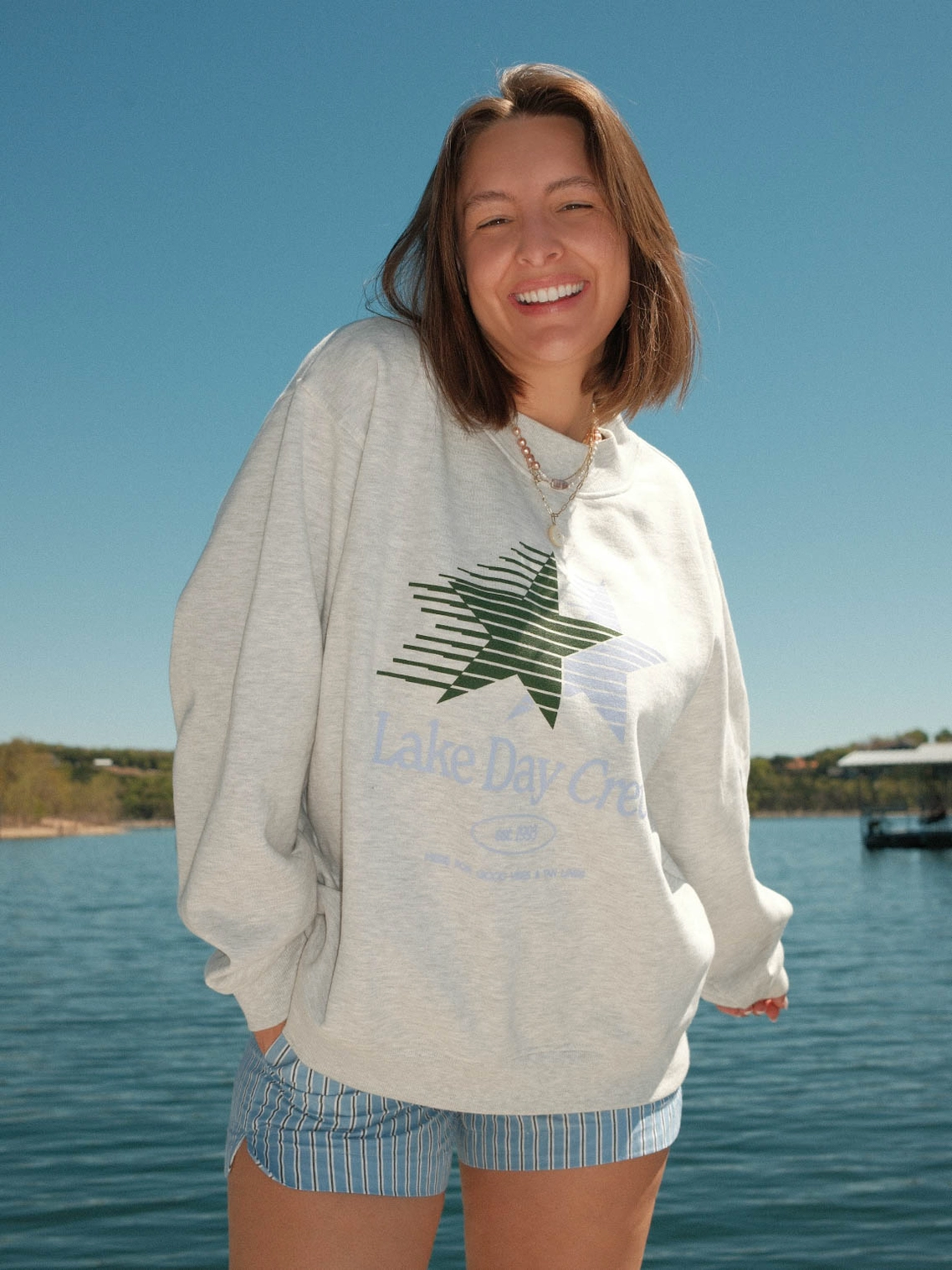 Lake Day Mockneck X Jo Johnson Overby
