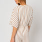 Gabby striped romper