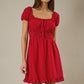 Sierra Red Dot Dress