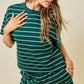 Dream Green Striped Set Top