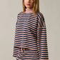 Lydia Blush Striped Set Top