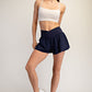 V Crossover Flared Short Navy