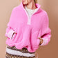 Dawn Pink Fleece Pullover